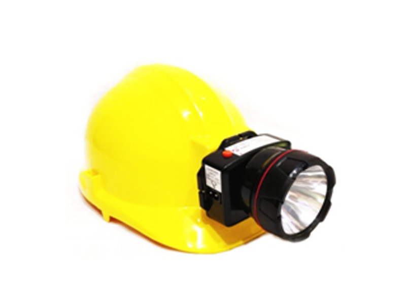 Rechargeable Led Headlamp ECOSP Model With ISI Marked  Safety Helmet