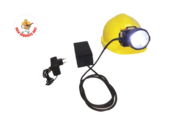 Rechargeable Led Headlamp with External Battery